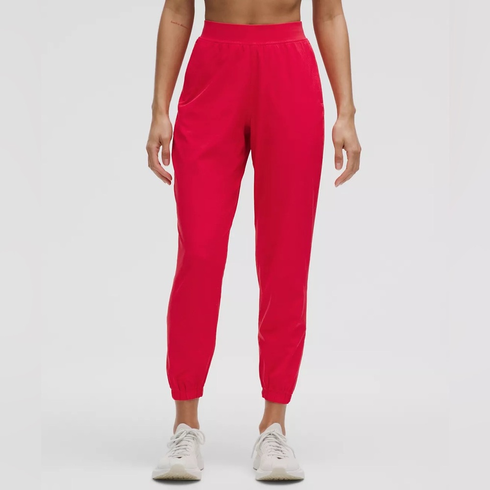 NWT Lululemon Adapted‎ State Perforated High-Rise Jogger In Red Glow